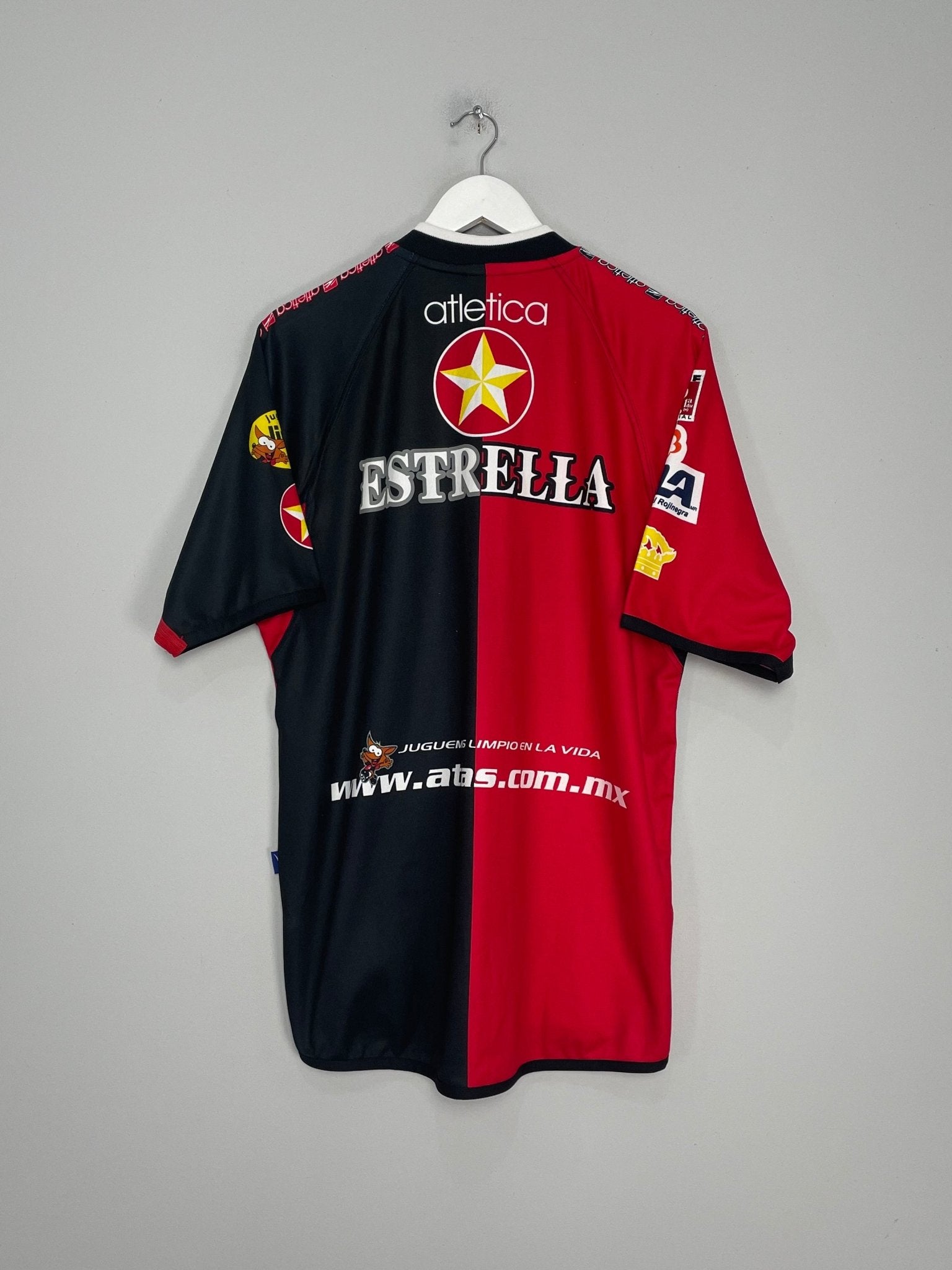 Shop 2000/01 ATLAS HOME SHIRT (M) ATLETICA, classic football shirts, vintage football shirts & retro soccer jerseys at Cult Kits