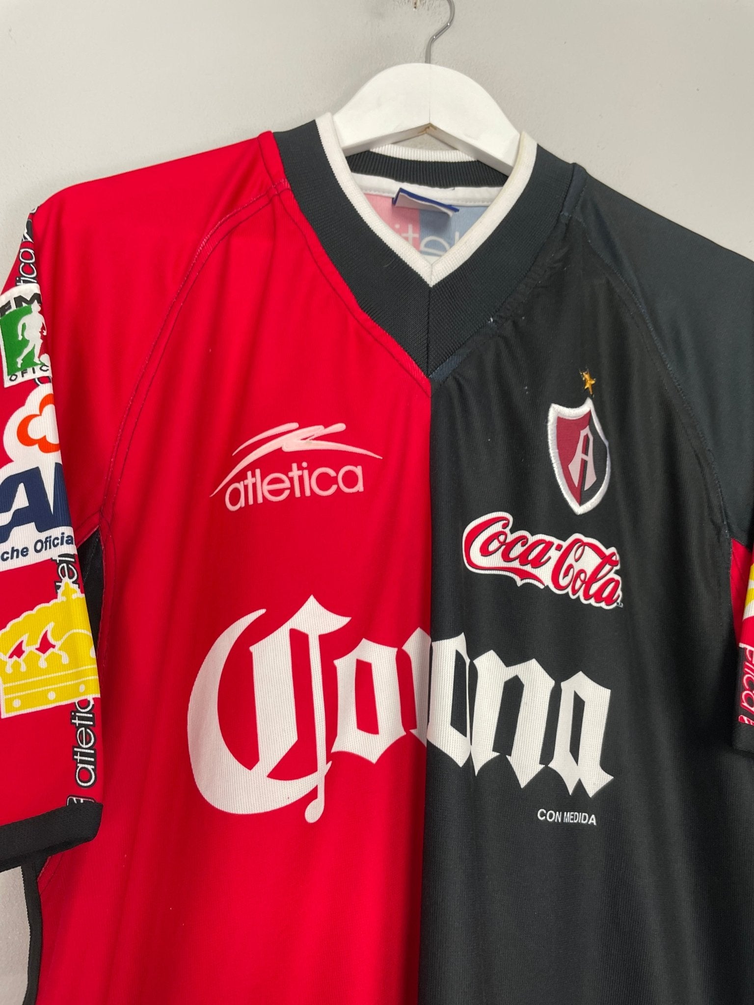 Shop 2000/01 ATLAS HOME SHIRT (M) ATLETICA, classic football shirts, vintage football shirts & retro soccer jerseys at Cult Kits