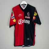Shop 2000/01 ATLAS HOME SHIRT (M) ATLETICA, classic football shirts, vintage football shirts & retro soccer jerseys at Cult Kits