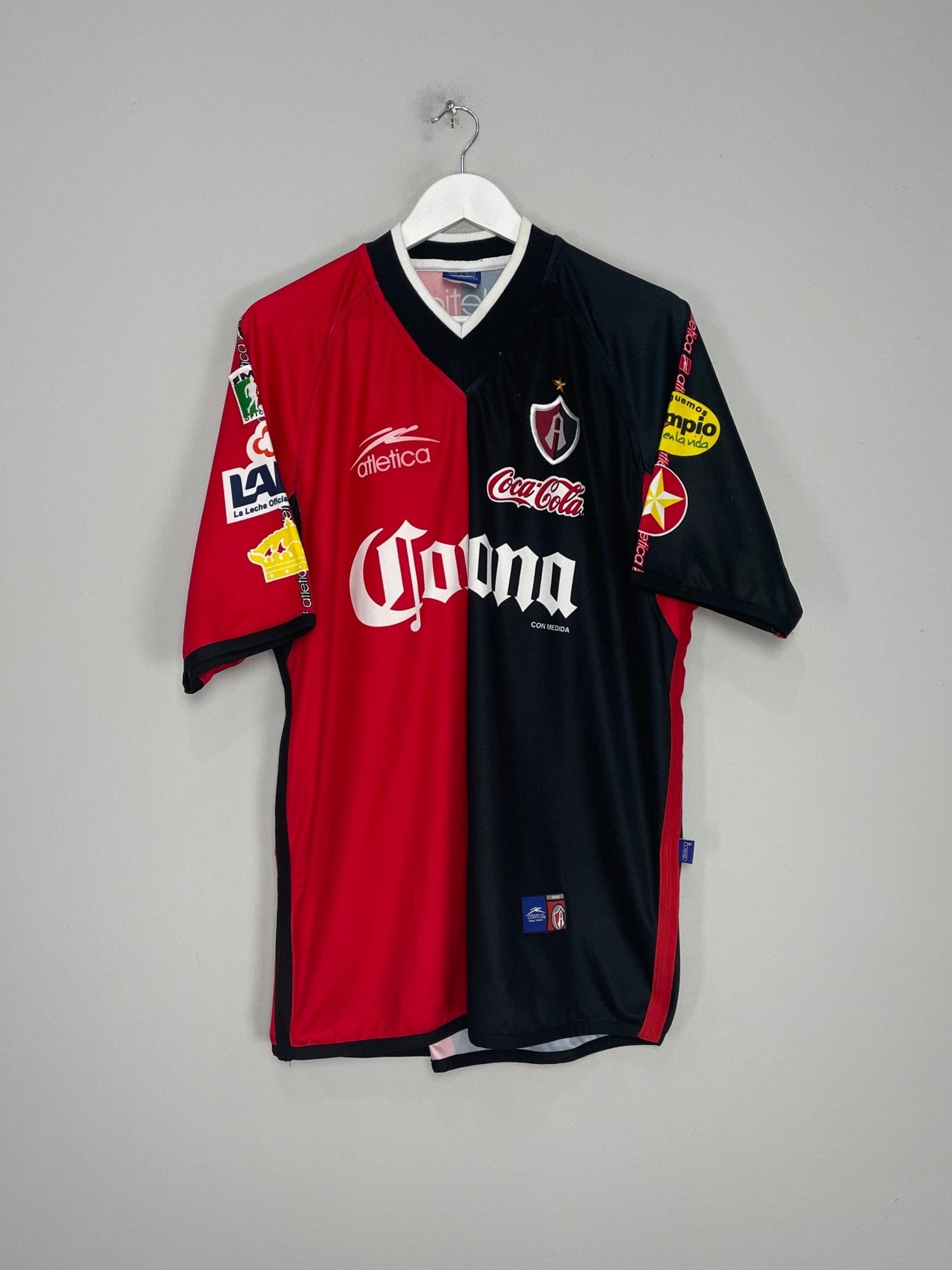 Shop 2000/01 ATLAS HOME SHIRT (M) ATLETICA, classic football shirts, vintage football shirts & retro soccer jerseys at Cult Kits