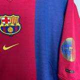 Shop 2000/01 BARCELONA RIVALDO #11 HOME SHIRT (L) NIKE, classic football shirts, vintage football shirts & retro soccer jerseys at Cult Kits