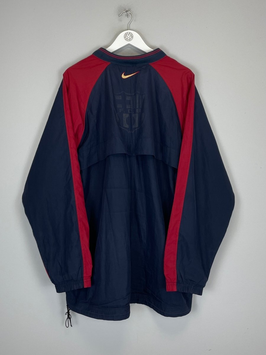 2000/01 BARCELONA TRACK JACKET (XL) NIKE - Cult Kits - XL - Buy Vintage Football Shirts, Authentic Retro Football Shirts For Sale, Classic Football Shirts & Soccer Jersey