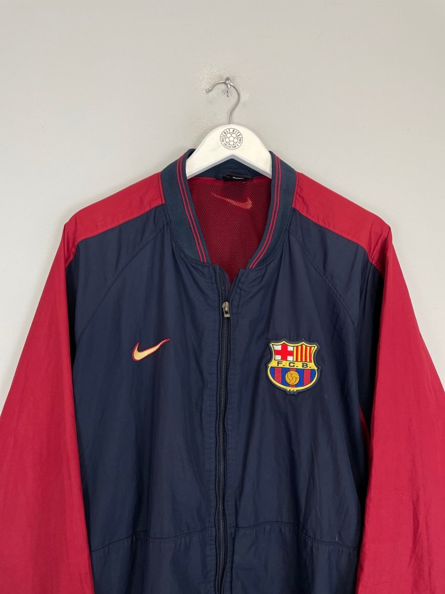 2000/01 BARCELONA TRACK JACKET (XL) NIKE - Cult Kits - XL - Buy Vintage Football Shirts, Authentic Retro Football Shirts For Sale, Classic Football Shirts & Soccer Jersey