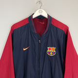 2000/01 BARCELONA TRACK JACKET (XL) NIKE - Cult Kits - XL - Buy Vintage Football Shirts, Authentic Retro Football Shirts For Sale, Classic Football Shirts & Soccer Jersey