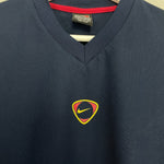 Shop 2000/01 BARCELONA TRAINING SHIRT (M) NIKE, classic football shirts, vintage football shirts & retro soccer jerseys at Cult Kits