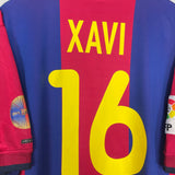 Shop 2000/01 BARCELONA XAVI #16 HOME SHIRT (XL) NIKE, classic football shirts, vintage football shirts & retro soccer jerseys at Cult Kits