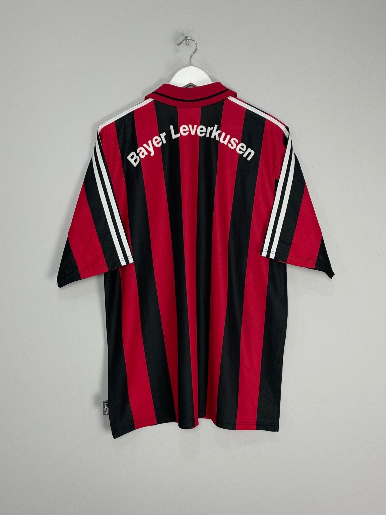 Shop 2000/01 BAYER LEVERKUSEN HOME SHIRT (XL) ADIDAS, classic football shirts, vintage football shirts & retro soccer jerseys at Cult Kits