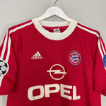 Shop 2000/01 BAYERN MUNICH JANCKER #19 C/L HOME SHIRT (M) ADIDAS, classic football shirts, vintage football shirts & retro soccer jerseys at Cult Kits
