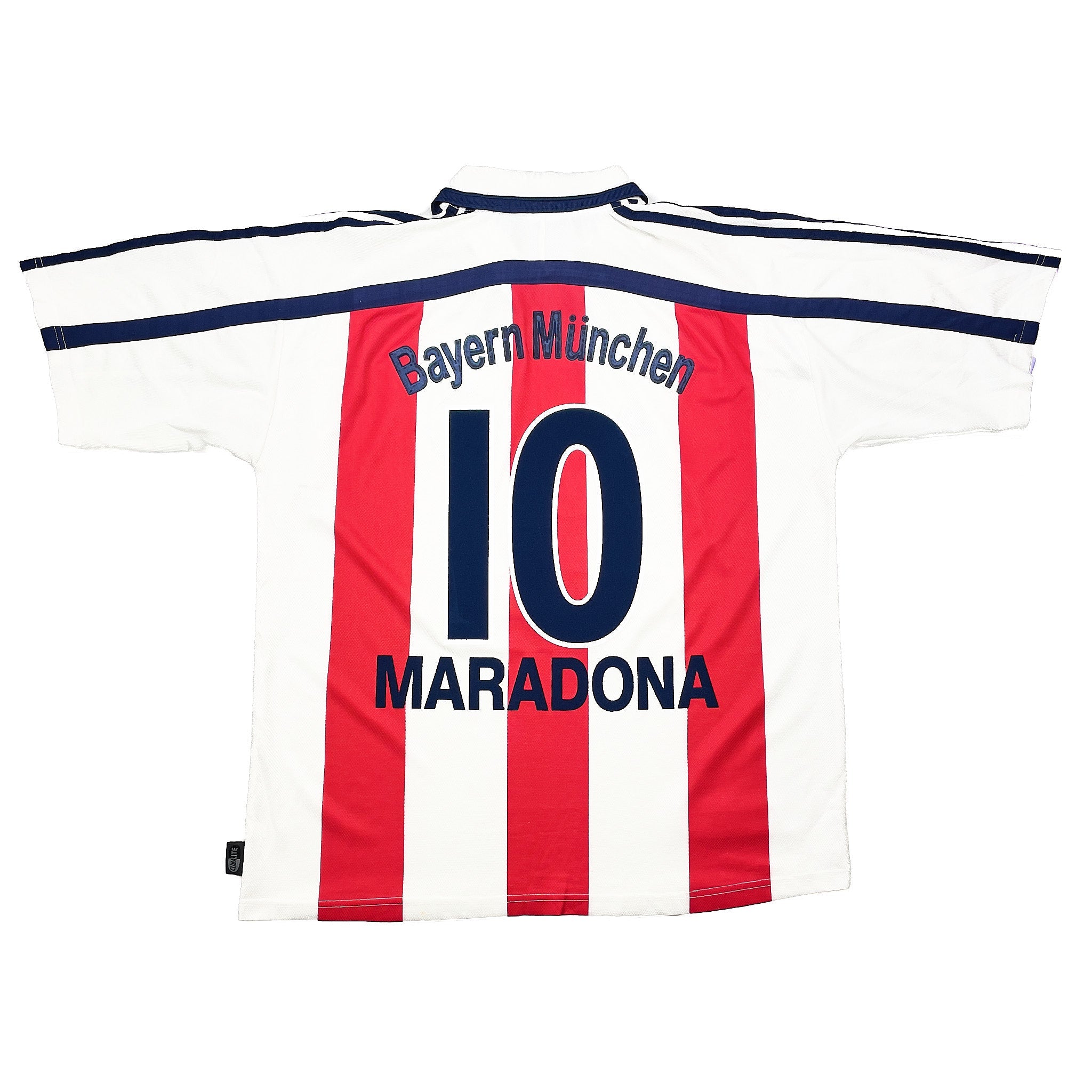 Buy 2000/01 Bayern Munich Maradona 10 Away Shirt (L) Adidas ~ Free worldwide shipping ~ Authentic Vintage Football Shirts from Cult Kits
