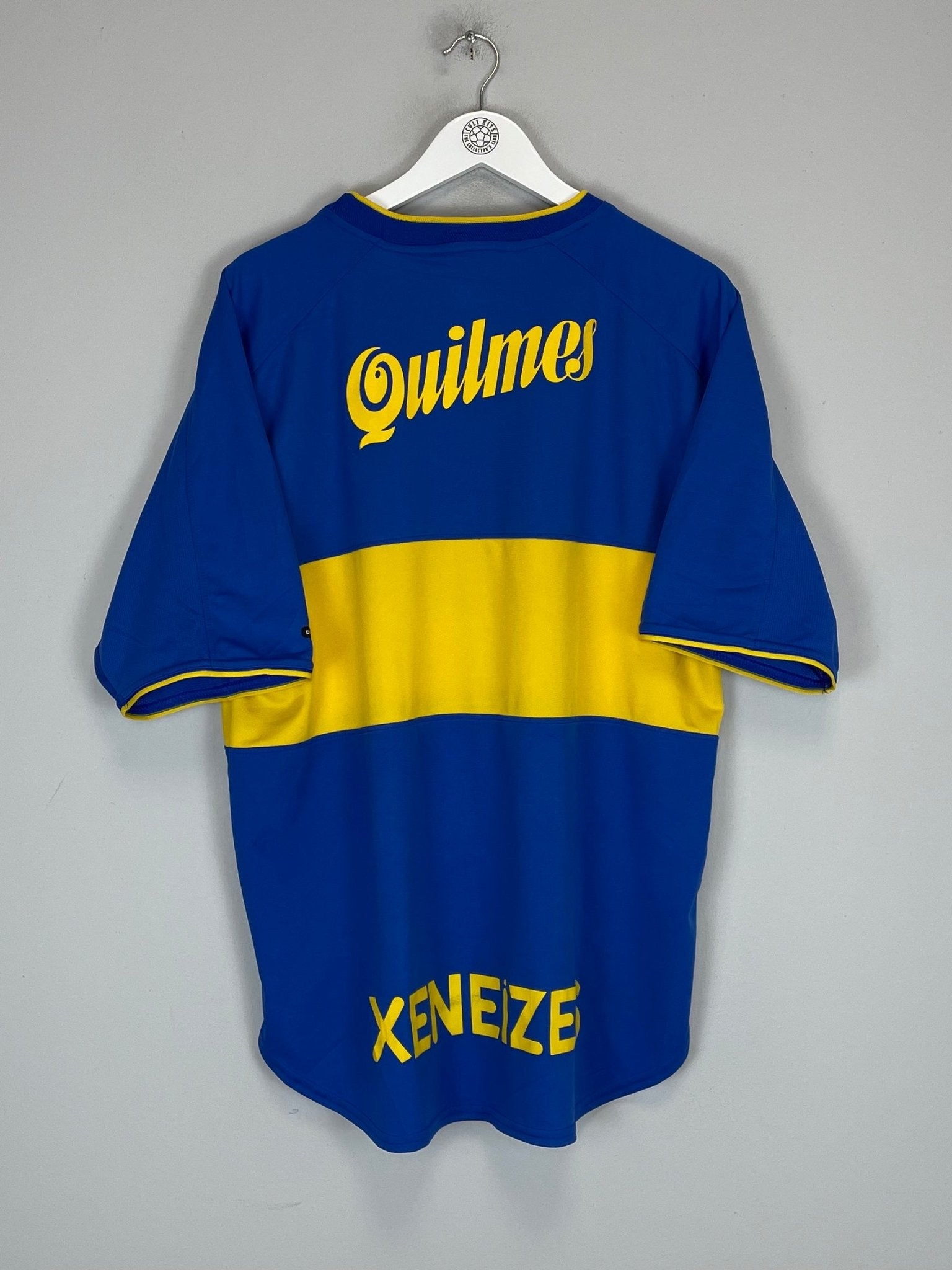 Shop 2000/01 BOCA JUNIORS HOME SHIRT (L) NIKE, classic football shirts, vintage football shirts & retro soccer jerseys at Cult Kits