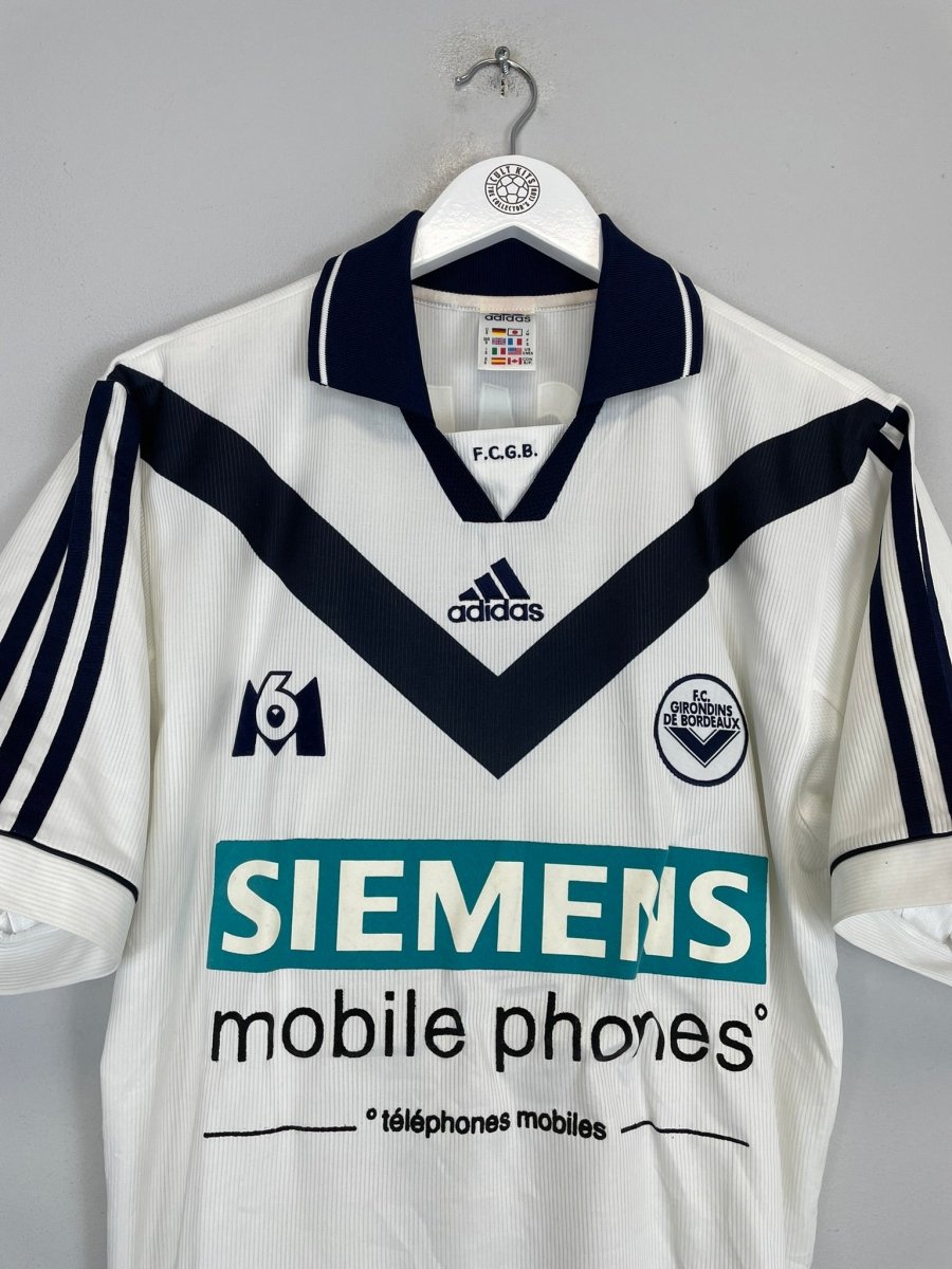 2000/01 BORDEAUX DUGARRY 26 AWAY SHIRT (S) ADIDAS - Cult Kits - Small - Buy Vintage Football Shirts, Authentic Retro Football Shirts For Sale, Classic Football Shirts & Soccer Jersey