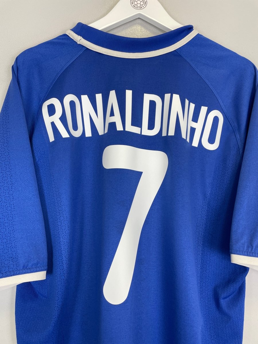 2000/01 BRAZIL RONALDINHO 9 AWAY SHIRT (XL) NIKE - Cult Kits - XL - Buy Vintage Football Shirts, Authentic Retro Football Shirts For Sale, Classic Football Shirts & Soccer Jersey