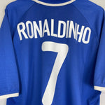 2000/01 BRAZIL RONALDINHO 9 AWAY SHIRT (XL) NIKE - Cult Kits - XL - Buy Vintage Football Shirts, Authentic Retro Football Shirts For Sale, Classic Football Shirts & Soccer Jersey