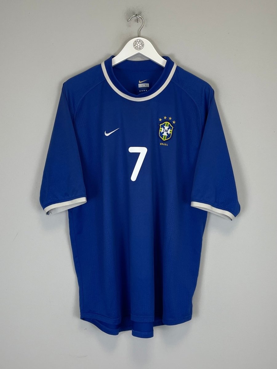 2000/01 BRAZIL RONALDINHO 9 AWAY SHIRT (XL) NIKE - Cult Kits - XL - Buy Vintage Football Shirts, Authentic Retro Football Shirts For Sale, Classic Football Shirts & Soccer Jersey
