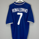 2000/01 BRAZIL RONALDINHO 9 AWAY SHIRT (XL) NIKE - Cult Kits - XL - Buy Vintage Football Shirts, Authentic Retro Football Shirts For Sale, Classic Football Shirts & Soccer Jersey