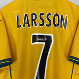 Shop 2000/01 CELTIC LARSSON #7 AWAY SHIRT (L) UMBRO, classic football shirts, vintage football shirts & retro soccer jerseys at Cult Kits