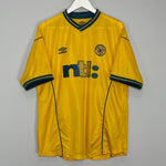Shop 2000/01 CELTIC LARSSON #7 AWAY SHIRT (L) UMBRO, classic football shirts, vintage football shirts & retro soccer jerseys at Cult Kits