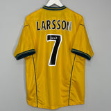 Shop 2000/01 CELTIC LARSSON #7 AWAY SHIRT (L) UMBRO, classic football shirts, vintage football shirts & retro soccer jerseys at Cult Kits