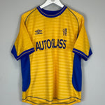 2000/01 CHELSEA ZOLA 25 AWAY SHIRT (M) UMBRO - Cult Kits - Medium - Buy Vintage Football Shirts, Authentic Retro Football Shirts For Sale, Classic Football Shirts & Soccer Jersey