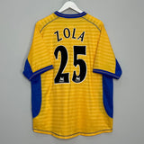 Shop 2000/01 CHELSEA ZOLA #25 AWAY SHIRT (XXL) UMBRO, classic football shirts, vintage football shirts & retro soccer jerseys at Cult Kits