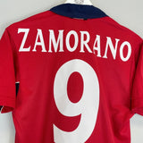 2000/01 CHILE ZAMORANO 9 HOME SHIRT (S) UMBRO - Cult Kits - Small - Buy Vintage Football Shirts, Authentic Retro Football Shirts For Sale, Classic Football Shirts & Soccer Jersey