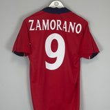2000/01 CHILE ZAMORANO 9 HOME SHIRT (S) UMBRO - Cult Kits - Small - Buy Vintage Football Shirts, Authentic Retro Football Shirts For Sale, Classic Football Shirts & Soccer Jersey