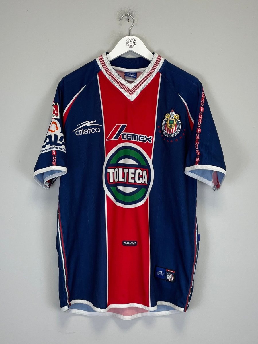2000/01 CHIVAS GUADALAJARA THIRD SHIRT (M) ATLETICA - Cult Kits - Medium - Buy Vintage Football Shirts, Authentic Retro Football Shirts For Sale, Classic Football Shirts & Soccer Jersey