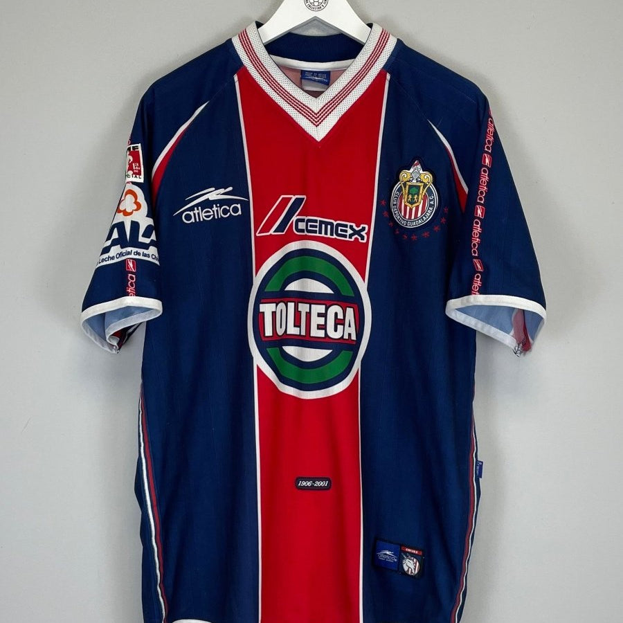 2000/01 CHIVAS GUADALAJARA THIRD SHIRT (M) ATLETICA - Cult Kits - Medium - Buy Vintage Football Shirts, Authentic Retro Football Shirts For Sale, Classic Football Shirts & Soccer Jersey