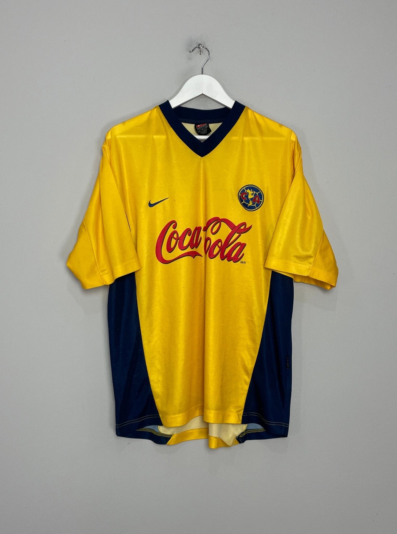 Shop 2000/01 CLUB AMERICA HOME SHIRT (L) NIKE, classic football shirts, vintage football shirts & retro soccer jerseys at Cult Kits