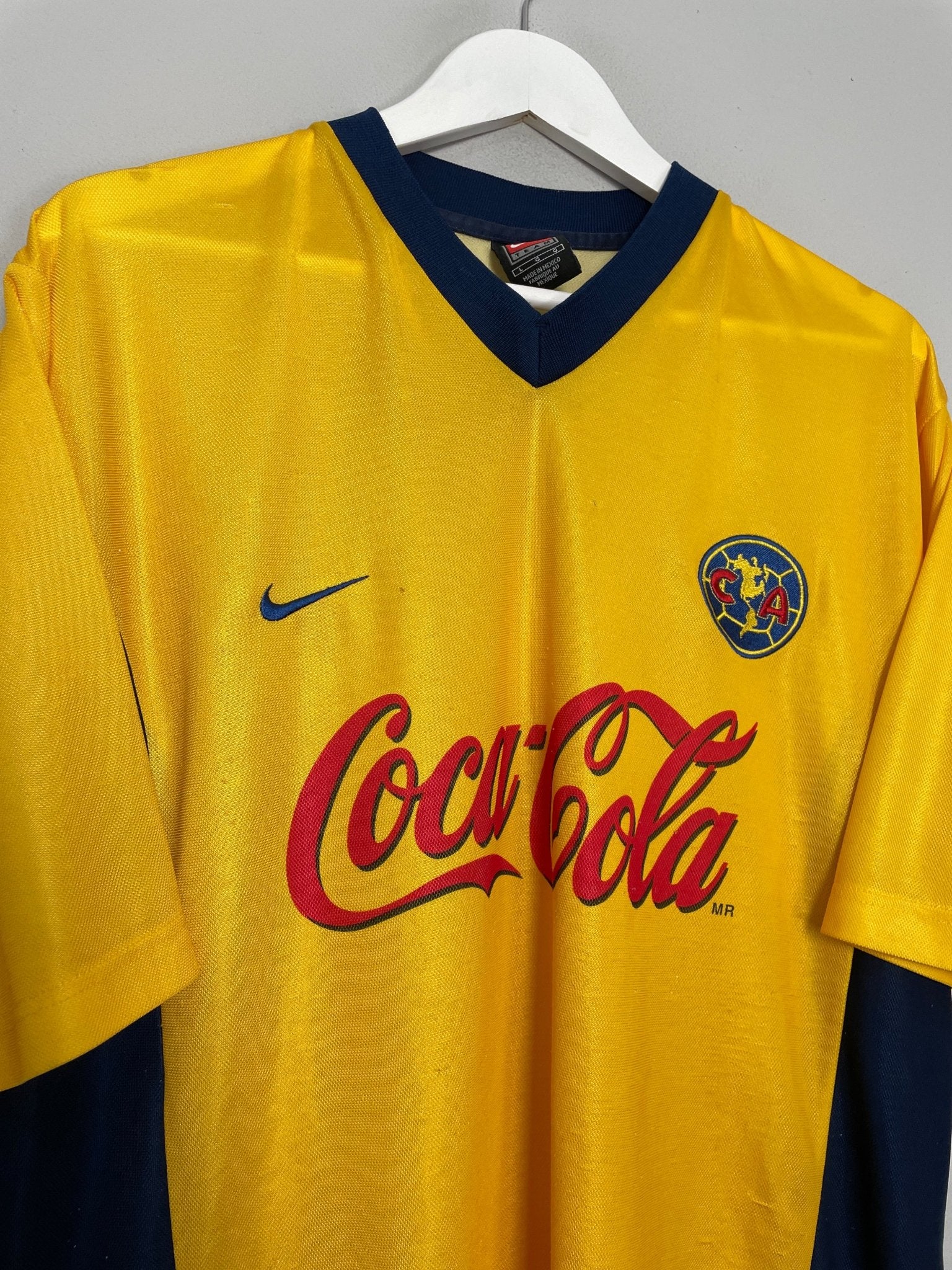 Shop 2000/01 CLUB AMERICA HOME SHIRT (L) NIKE, classic football shirts, vintage football shirts & retro soccer jerseys at Cult Kits