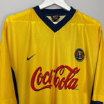 Shop 2000/01 CLUB AMERICA HOME SHIRT (XL) NIKE, classic football shirts, vintage football shirts & retro soccer jerseys at Cult Kits