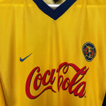 Shop 2000/01 CLUB AMERICA HOME SHIRT (XL) NIKE, classic football shirts, vintage football shirts & retro soccer jerseys at Cult Kits