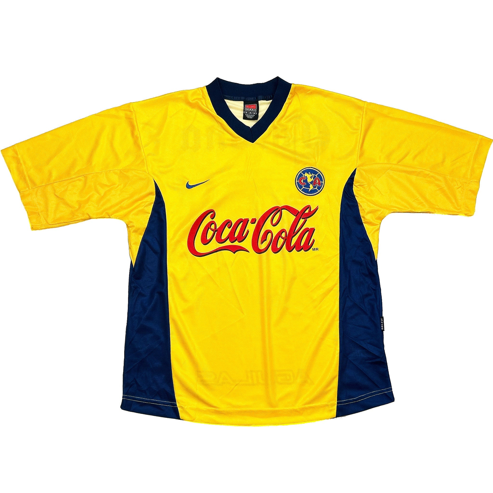 Buy 2000/01 CLUB AMERICA *NEW WITH DEFECTS* HOME SHIRT (M) NIKE ~ Free worldwide shipping available ~ Authentic Vintage Football Shirts from Cult Kits