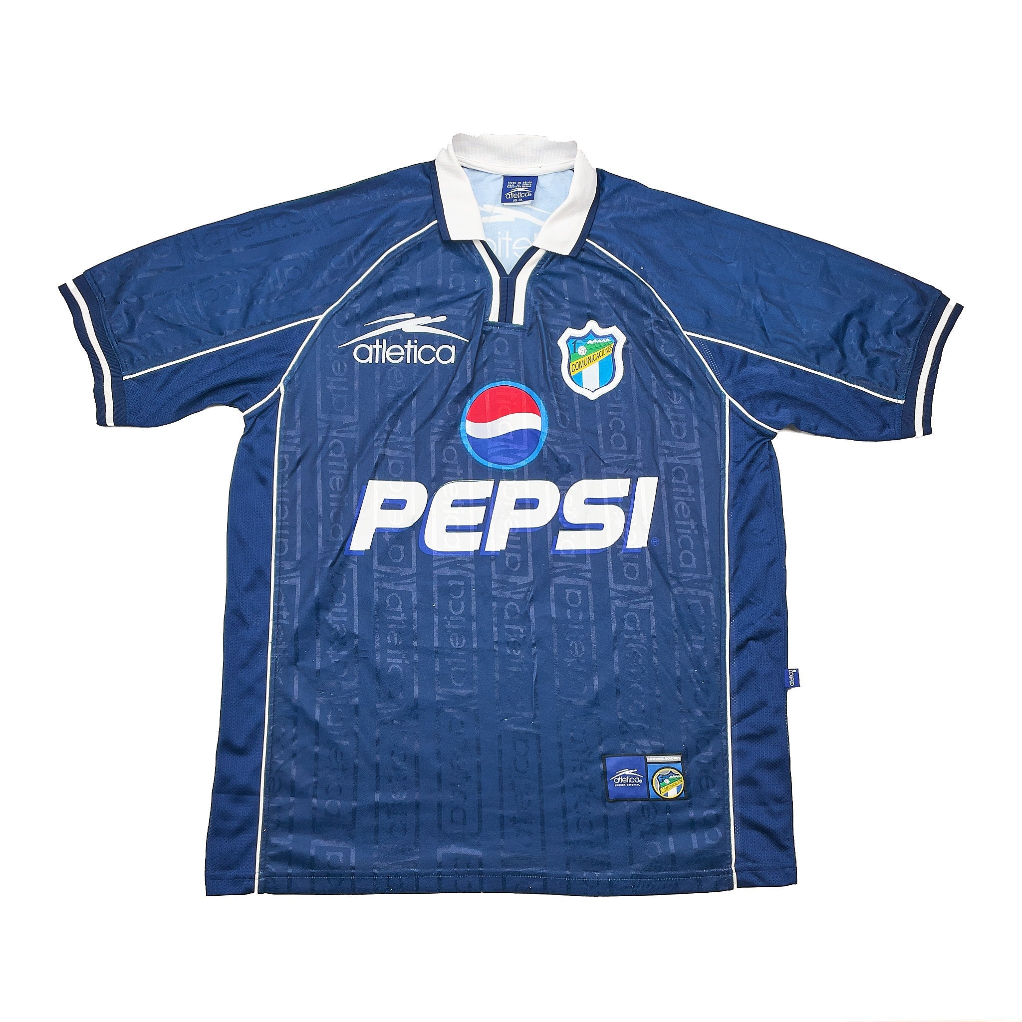 Buy 2000/01 Comunicaciones Fc Away Shirt (XL) Atletica ~ Free worldwide shipping available ~ Authentic Vintage Football Shirts from Cult Kits