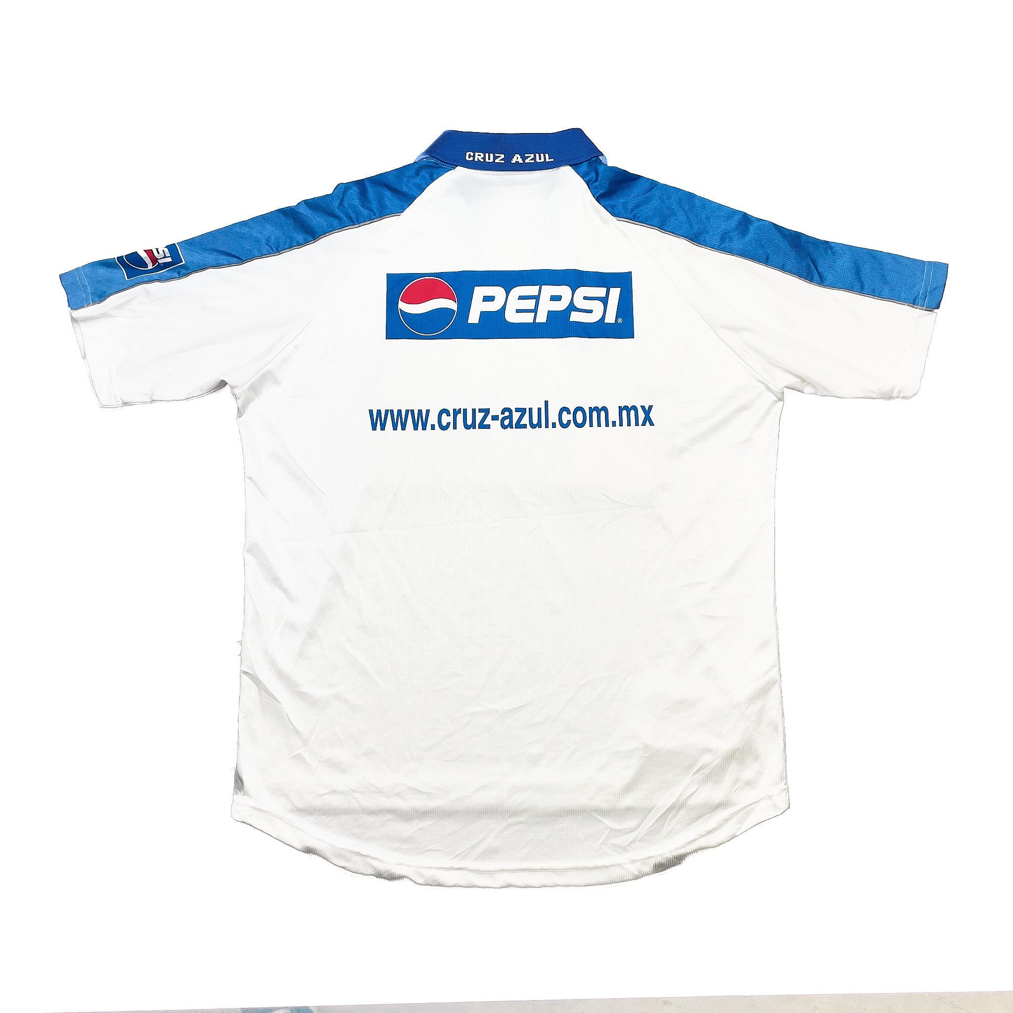 Buy 2000/01 CRUZ AZUL AWAY SHIRT (L) FILA ~ Free worldwide shipping available ~ Authentic Vintage Football Shirts from Cult Kits