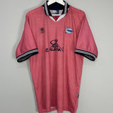 Shop 2000/01 DEPORTIVO ALAVES AWAY SHIRT (XXL) LUANVI, classic football shirts, vintage football shirts & retro soccer jerseys at Cult Kits