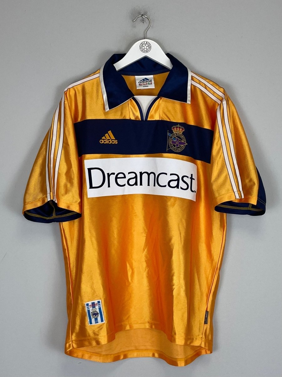 2000/01 DEPORTIVO LA CORUNA AWAY SHIRT (L) ADIDAS - Cult Kits - Large - Buy Vintage Football Shirts, Authentic Retro Football Shirts For Sale, Classic Football Shirts & Soccer Jersey