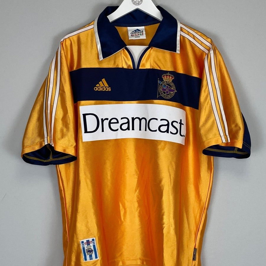 2000/01 DEPORTIVO LA CORUNA AWAY SHIRT (L) ADIDAS - Cult Kits - Large - Buy Vintage Football Shirts, Authentic Retro Football Shirts For Sale, Classic Football Shirts & Soccer Jersey