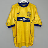 Shop 2000/01 EVERTON GASCOIGNE #18 AWAY SHIRT (XL) PUMA, classic football shirts, vintage football shirts & retro soccer jerseys at Cult Kits