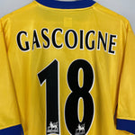 Shop 2000/01 EVERTON GASCOIGNE #18 AWAY SHIRT (XL) PUMA, classic football shirts, vintage football shirts & retro soccer jerseys at Cult Kits