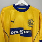 Shop 2000/01 EVERTON GASCOIGNE #18 AWAY SHIRT (XL) PUMA, classic football shirts, vintage football shirts & retro soccer jerseys at Cult Kits