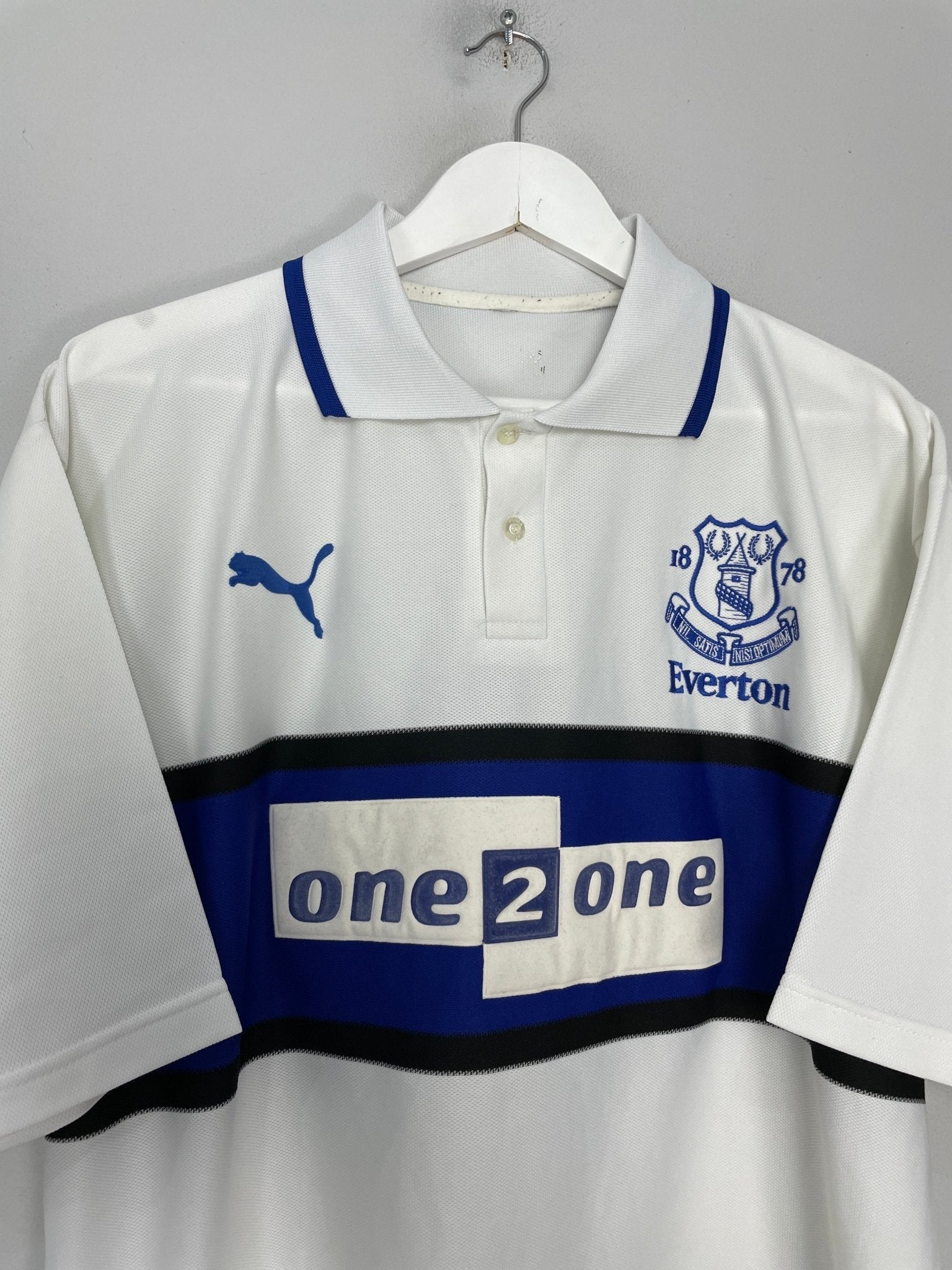 Shop 2000/01 EVERTON THIRD SHIRT (L) PUMA, classic football shirts, vintage football shirts & retro soccer jerseys at Cult Kits