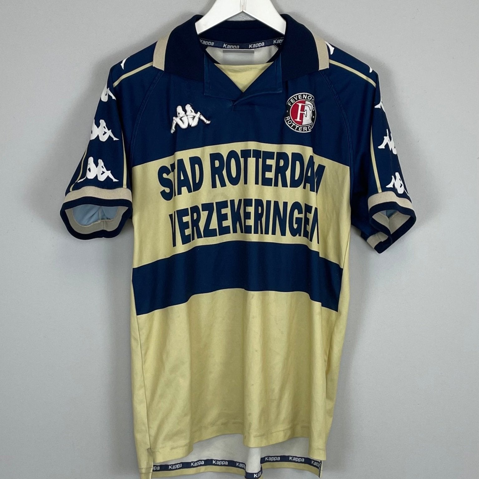 Shop 2000/01 FEYENOORD AWAY SHIRT (S) KAPPA, classic football shirts, vintage football shirts & retro soccer jerseys at Cult Kits