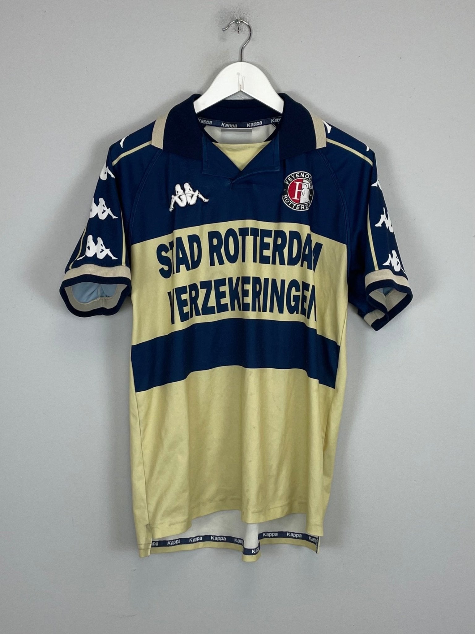 Shop 2000/01 FEYENOORD AWAY SHIRT (S) KAPPA, classic football shirts, vintage football shirts & retro soccer jerseys at Cult Kits
