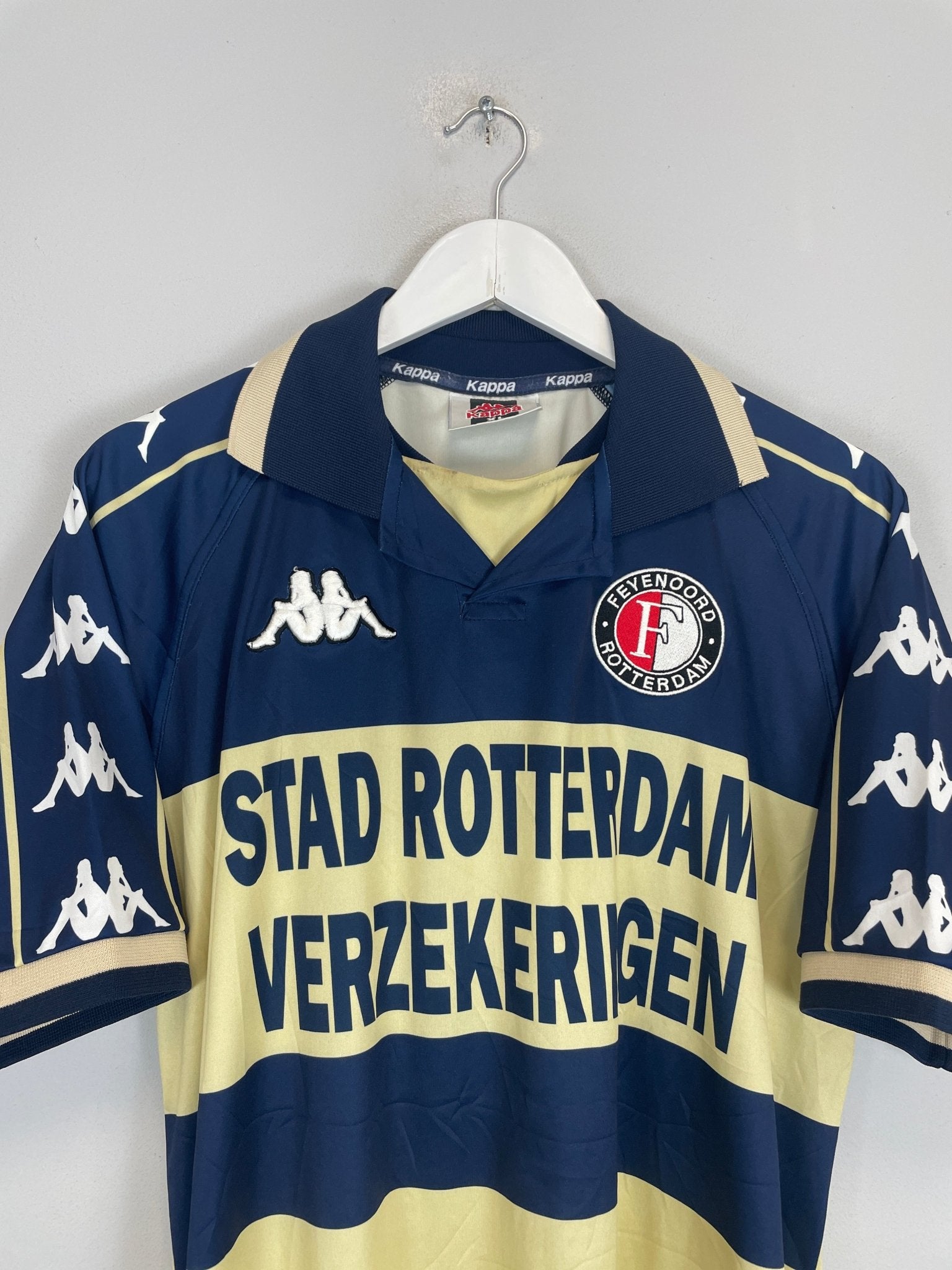 Shop 2000/01 FEYENOORD AWAY SHIRT (XL) KAPPA, classic football shirts, vintage football shirts & retro soccer jerseys at Cult Kits