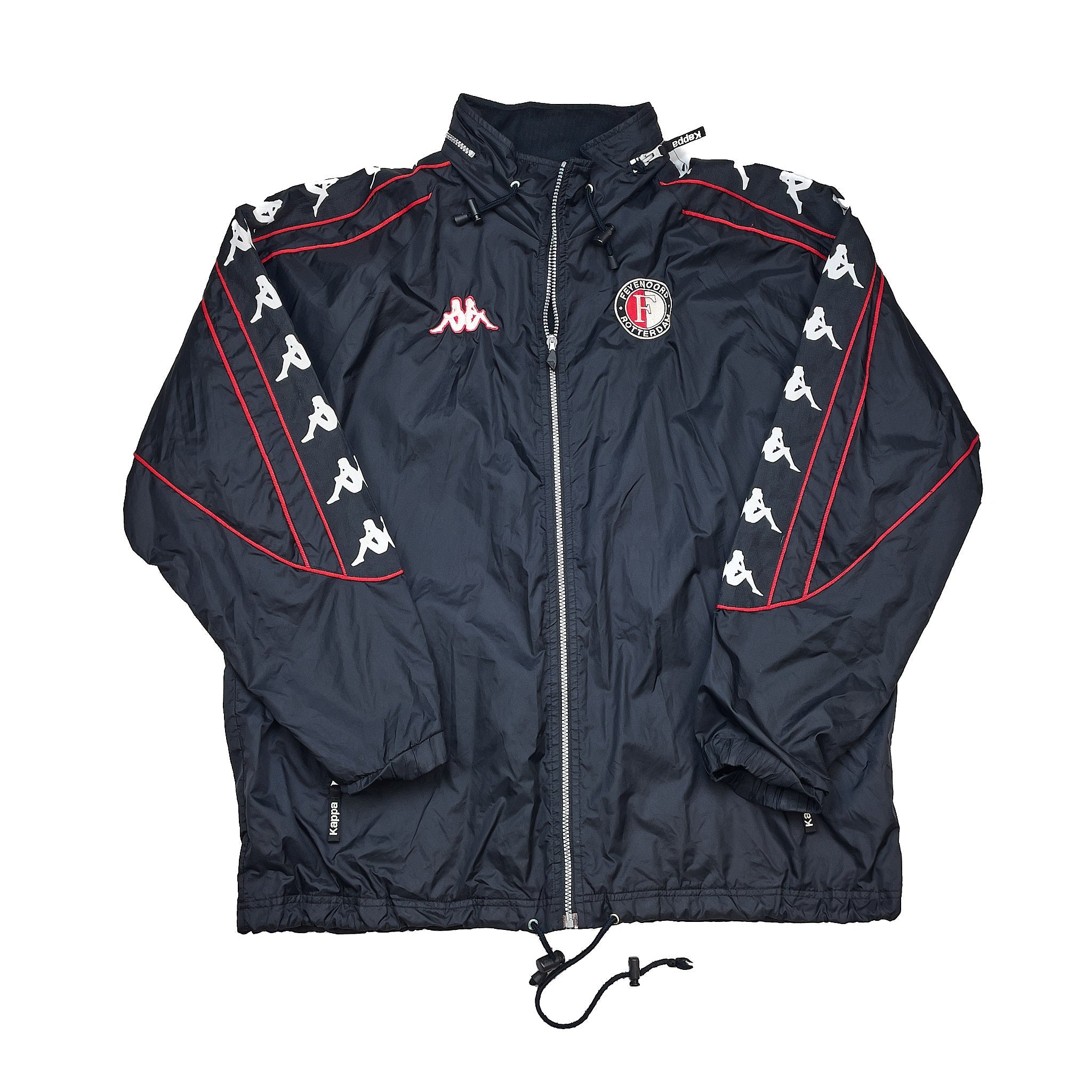 Buy 2000/01 Feyenoord Rain Jacket (XL) Kappa ~ Free worldwide shipping ~ Authentic Vintage Football Shirts from Cult Kits