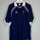 2000/01 FRANCE TRAINING SHIRT (XL) ADIDAS - Cult Kits - XL - Buy Vintage Football Shirts, Authentic Retro Football Shirts For Sale, Classic Football Shirts & Soccer Jersey