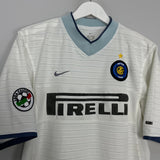 Shop 2000/01 INTER MILAN RONALDO #9 AWAY SHIRT (M) NIKE, classic football shirts, vintage football shirts & retro soccer jerseys at Cult Kits