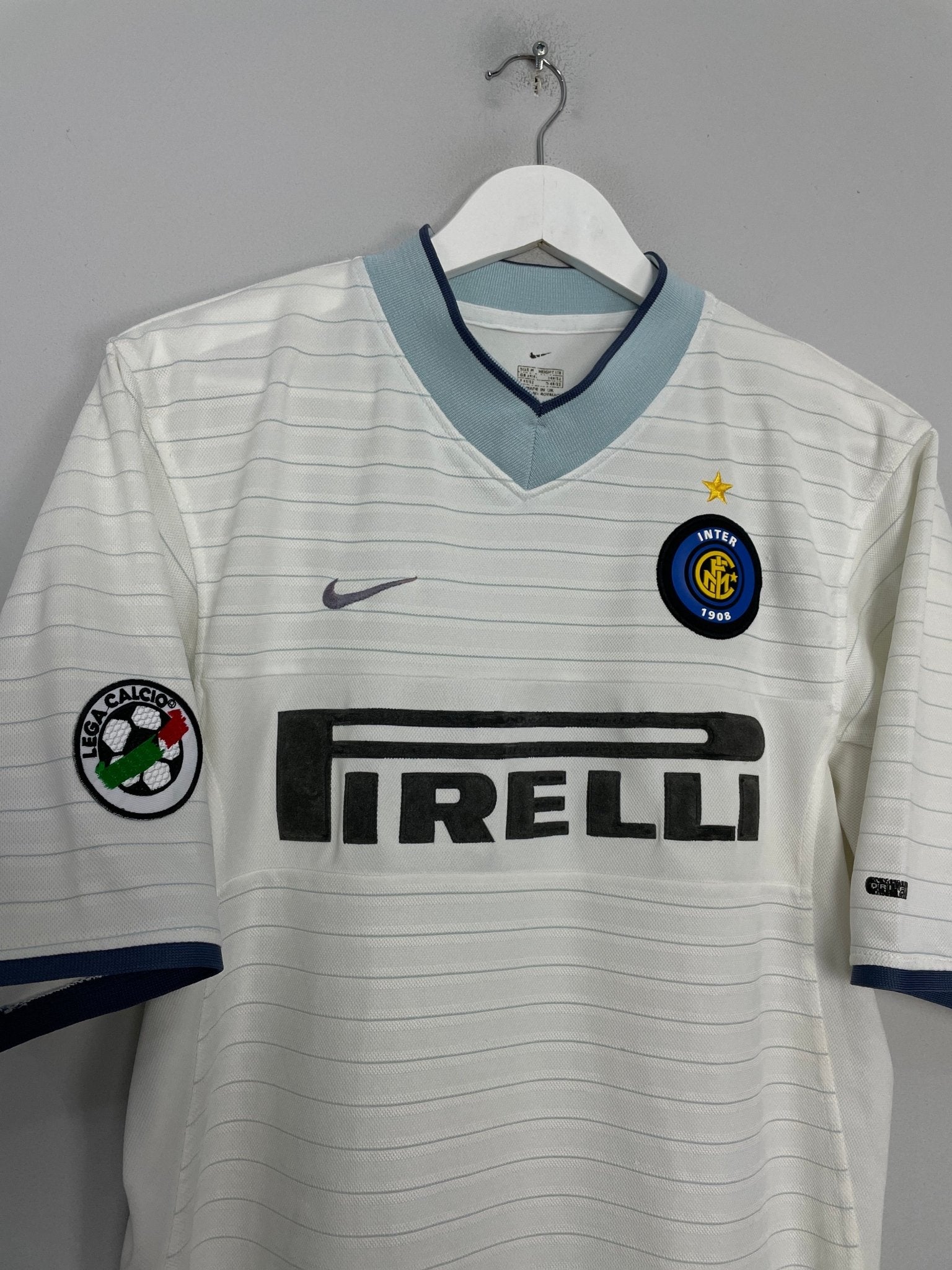 Shop 2000/01 INTER MILAN RONALDO #9 AWAY SHIRT (M) NIKE, classic football shirts, vintage football shirts & retro soccer jerseys at Cult Kits