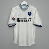 Shop 2000/01 INTER MILAN RONALDO #9 AWAY SHIRT (M) NIKE, classic football shirts, vintage football shirts & retro soccer jerseys at Cult Kits
